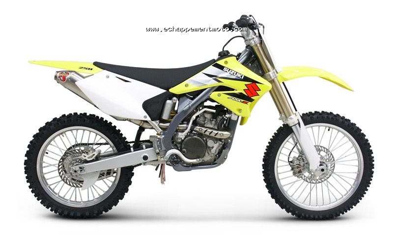 ECHAPPEMENT MOTO AKRAPOVIC SLIP - ON EXHAUST SYSTEM SUZUKI RM-Z 250 (2004)